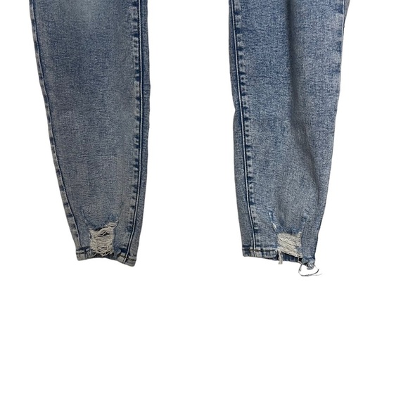 Lane Bryant High Rise Destructed Blue Jeans Size 18 - Picture 5 of 11